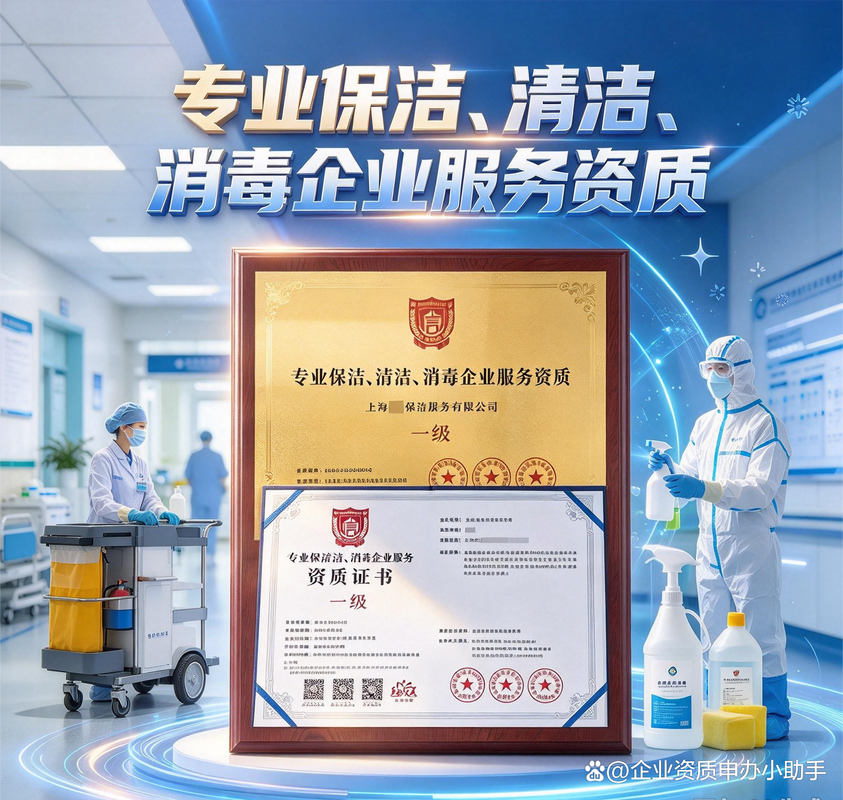 专业保洁,清洁,消毒企业服务资质总览:证书用途及申办须知